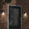 Apliques de exterior 2 unidades acero inoxidable negro
