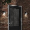 Apliques de exterior 2 unidades acero inoxidable negro