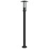 Lámpara de suelo de exterior acero inoxidable negro 100