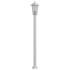 Lámpara de suelo de exterior acero inoxidable plateado 120