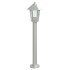 Lámpara de suelo de exterior acero inoxidable plateado 80