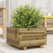 Jardinera madera de pino impregnada 40x40x26,5 cm