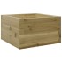 Jardinera de madera de pino impregnada 40x40x23