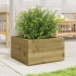 Jardinera de madera de pino impregnada 40x40x23