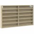 Vitrina de madera de ingeniería roble Sonoma 100x8,5x58