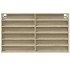 Vitrina de madera de ingeniería roble Sonoma 100x8,5x58
