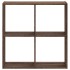 Estantería de madera ingeniería marrón roble 68,5x32x68,5