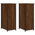 Mesitas noche 2 uds madera ingeniería marrón roble 32x42x80