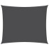 Toldo de vela rectangular tela Oxford gris antracita 2,5x3,5