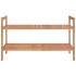 Zapatero de madera maciza nogal 69x27x41