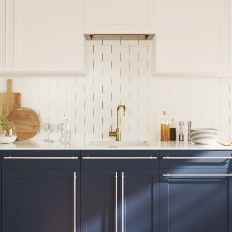 Tiradores para armarios 10 uds acero inoxidable plateado 480