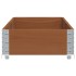 Jardinera de madera maciza de pino marrón 150x50