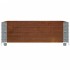 Collar de palet madera maciza de pino marrón 80x60