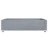Collar de palet madera maciza de pino gris 120x80