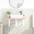 Soportes estante de lavabo 2uds tejado rectangular acero