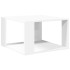 Mesa de centro madera de ingeniería blanca 51,5x51,5x30