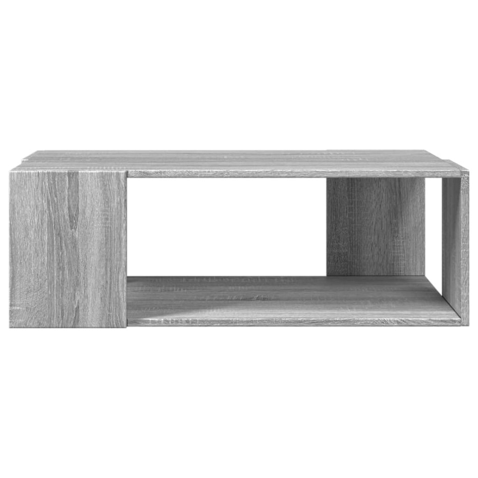 Mesa de centro madera de ingeniería gris Sonoma 89,5x48x30