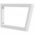 Soportes estante de lavabo 2 unidades trapecio acero