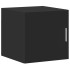 Armario de pared madera de ingeniería negro 40x42,5x40