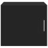 Armario de pared madera de ingeniería negro 45x42,5x40