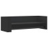 Estante de pared madera de ingeniería negro 100x35x30,5
