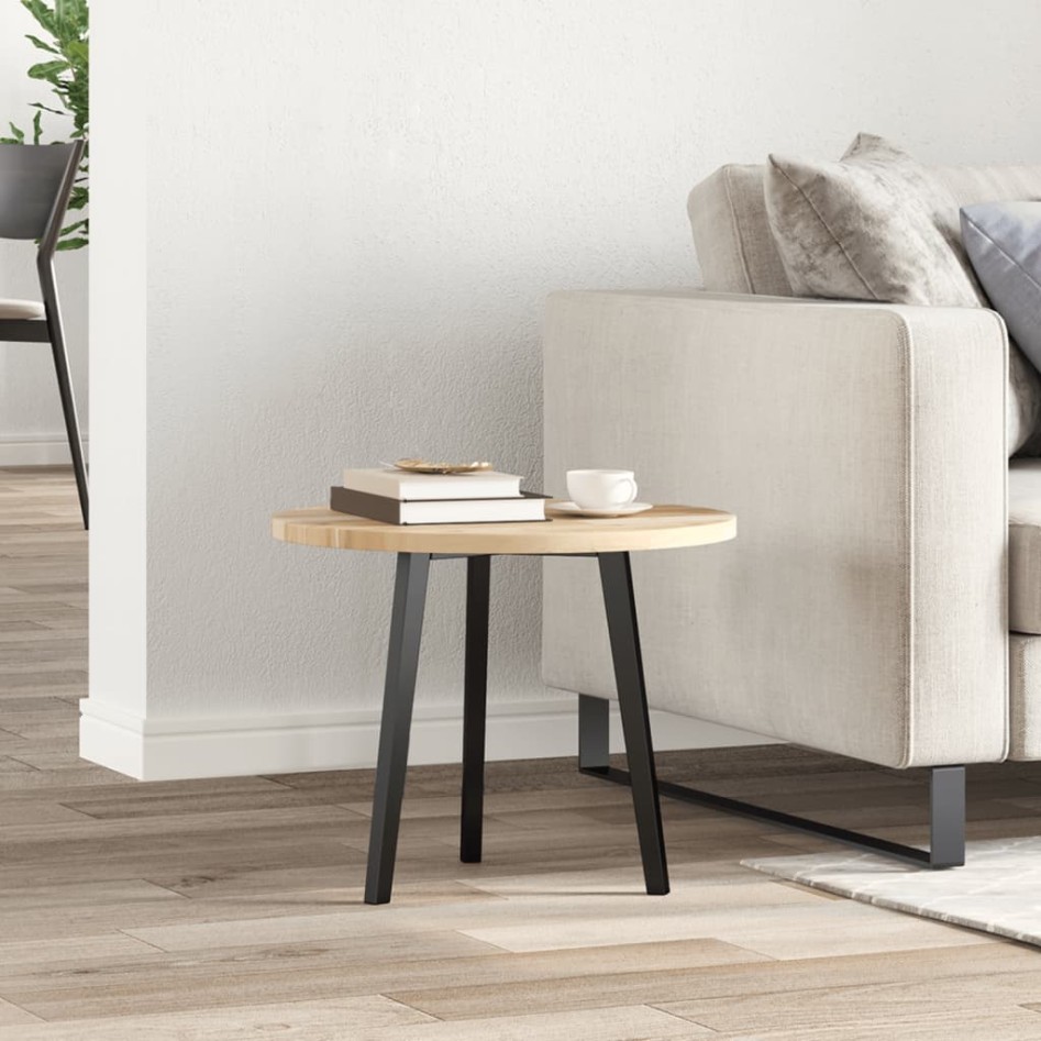 Tablero de mesa redondo madera maciza de acacia Ø50x2