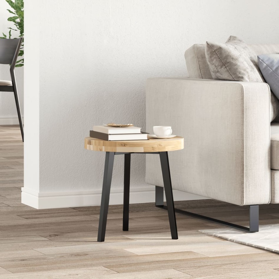 Tablero de mesa redondo madera maciza de acacia Ø40x4