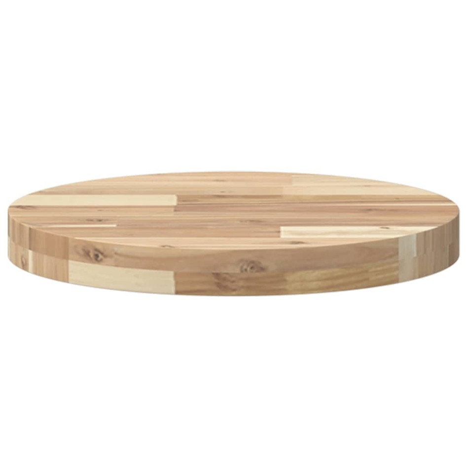 Tablero de mesa redondo madera maciza de acacia Ø40x4