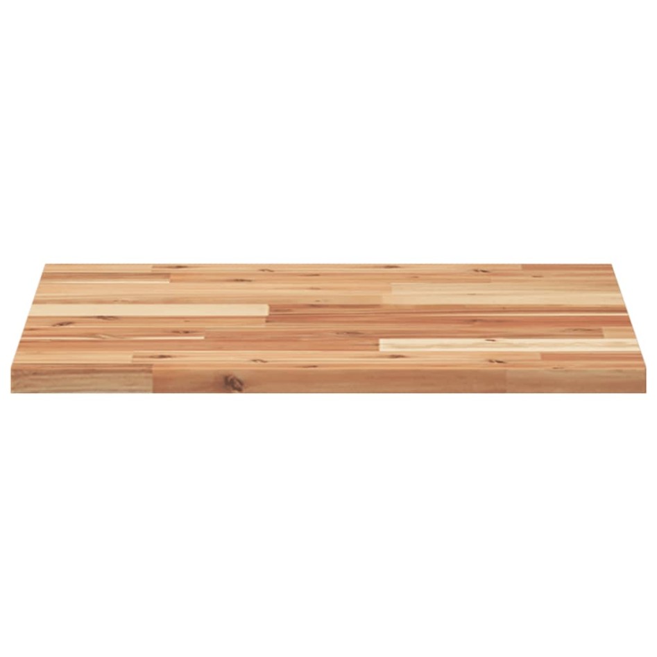 Tablero de mesa cuadrado madera maciza de acacia 50x50x2