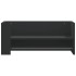 Estante de pared madera de ingeniería negro 70,5x35x30,5