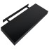 Estantes flotantes de pared 2 unidades negro 40x20x3,8