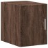 Armario de pared madera ingeniería marrón roble 30x42,5x40