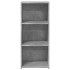 Aparador de madera de ingeniería gris hormigón 40x41x93
