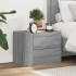 Mesita de noche de pared color gris Sonoma 45x30x35