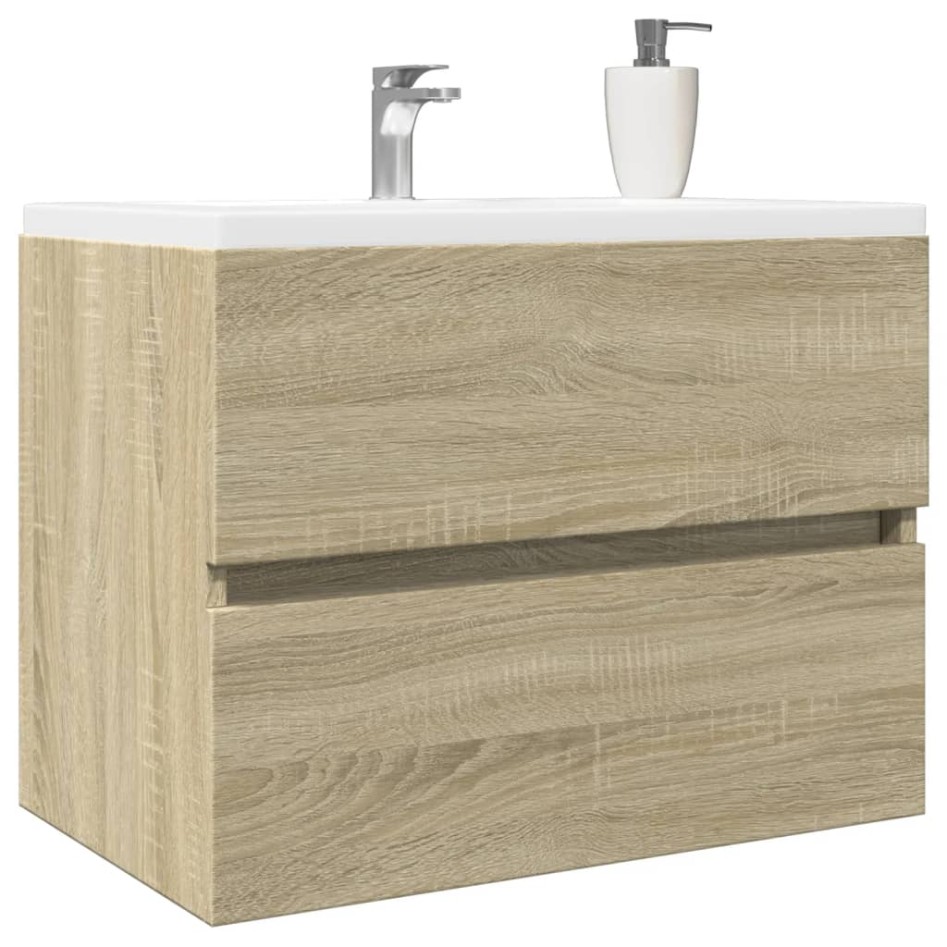 Armario de lavabo contrachapada roble Sonoma 60x38,5x45