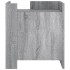 Mesita de noche madera de ingeniería gris Sonoma 45x50x50
