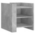 Mesita de noche madera de ingeniería gris hormigón 45x50x50