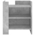 Mesita de noche madera de ingeniería gris hormigón 45x50x50