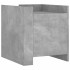 Mesita de noche madera de ingeniería gris hormigón 45x50x50