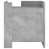 Mesita de noche madera de ingeniería gris hormigón 45x50x50