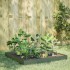 Arriate de acero verde oliva 100x100x18,5
