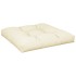 Cojín para sofá de palets tela crema 70x70x12