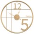 Reloj de pared de hierro dorado Ø50