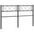 Cabecero de metal negro 150