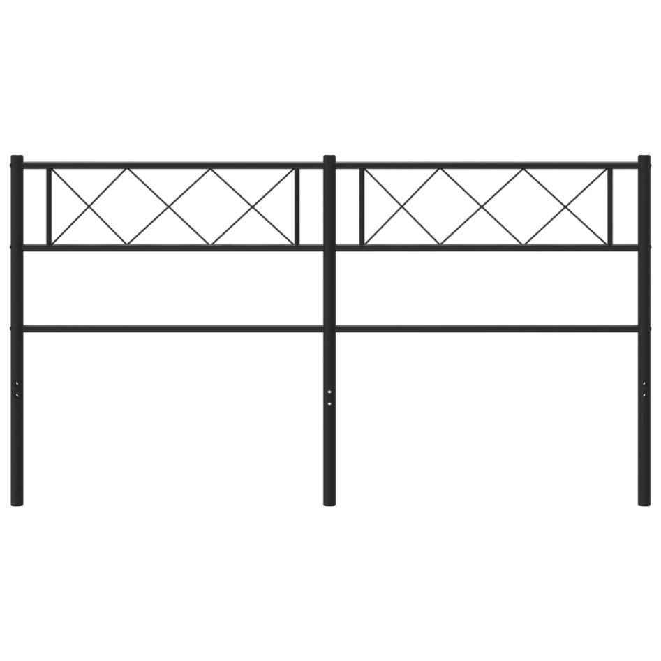 Cabecero de metal negro 150