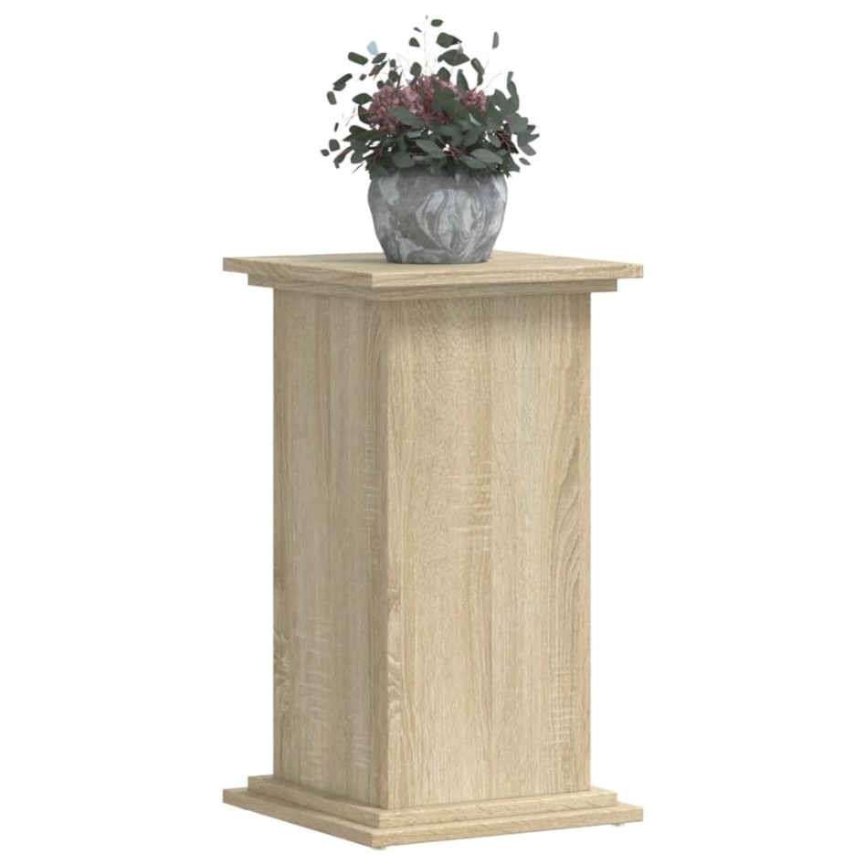 Soportes de plantas madera ingeniería roble Sonoma 33x33x60