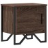 Mesita de noche madera de ingeniería marrón roble 40x30x40