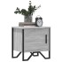 Mesita de noche madera de ingeniería gris Sonoma 40x30x40