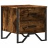 Mesita de noche madera de ingeniería roble ahumado 40x41x40