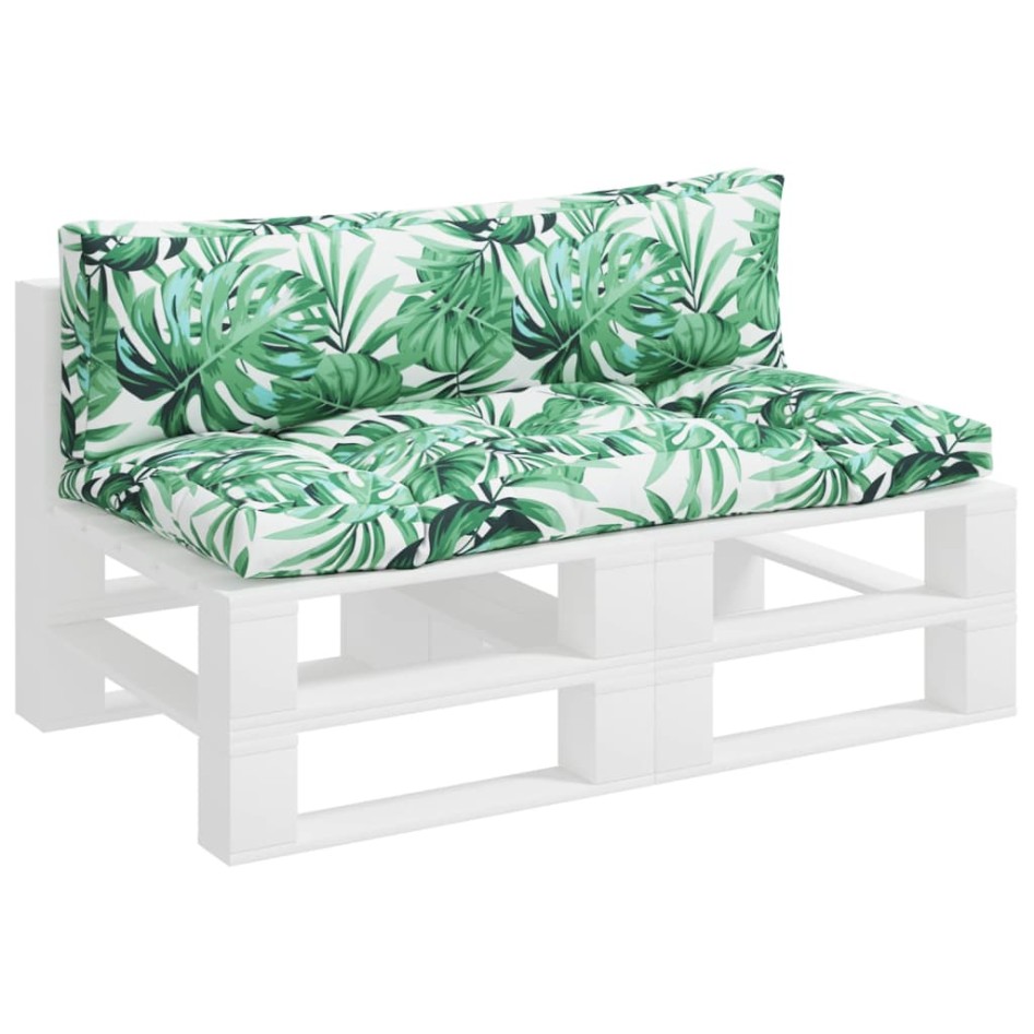 Cojines para palets 2 unidades tela estampado de